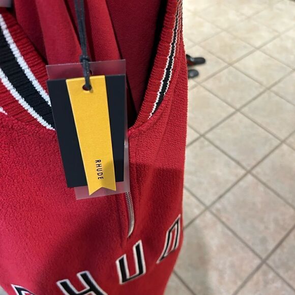 Men’s Rhude  quarter zip varsity sweatshirt, size XL - Picture 8 of 8